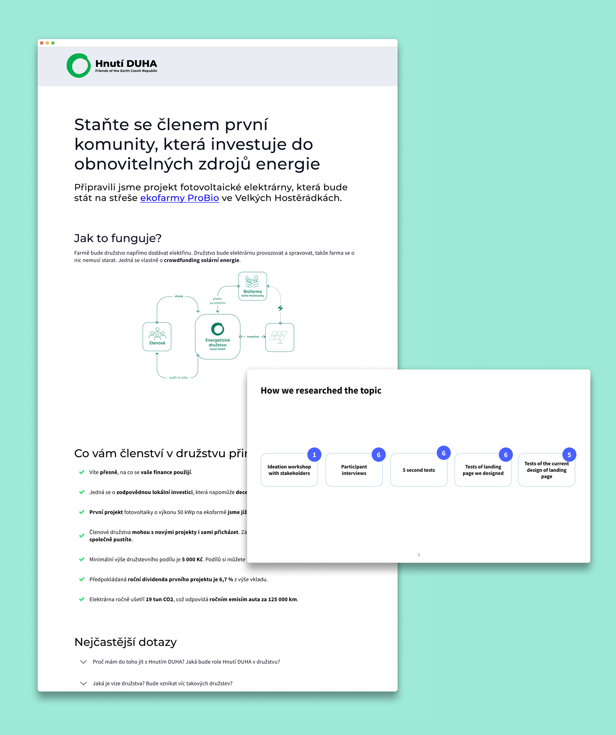 Defining the value proposition for the first energy cooperative in Czechia